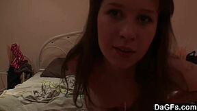 Wanton teen loves to spread on webcam.