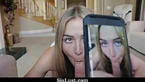 Horny Stepsister Grinds Her Tight Ass on Stepbro's Hard Cock - SisLust