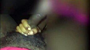 Midget allows condom removal for big black cock orgasm