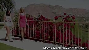 teaching sex as she seduces her virgin stepson in a steamy encounter.