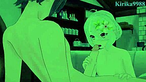 kokkoro and chieru in princess connect re dive hentai cartoon adventure with big tits and creampie scenes