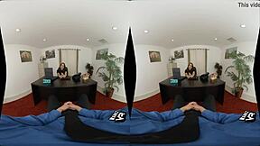 Shaved Brunette Pornstar Gets Intense Pussy Fucking At Office