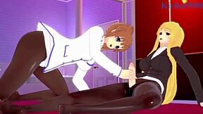 nanoha takamachi and fate testarossa in magical girl lyrical nanoha strikers hentai