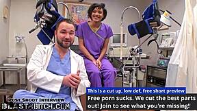 student jackie banes busted by doctor tampa, blasted with cum in fetish blowjob