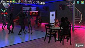 brunette stepsister gives handjob to teen with big cock