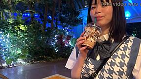 Japanese Teen Creampied in Hotel Room