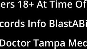 student jackie banes busted by doctor tampa, blasted with cum in fetish blowjob