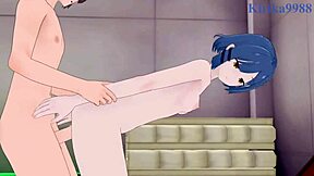 Ikuyo Kita and Ryo Yamada share intense moments in Bocchi the Rock scene