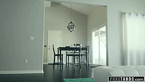 young housewife feels nervous during taboo physical exam with licking and drilling her pussy