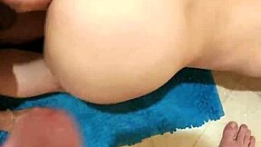 blonde milfs cory chase and piper press get fucked in bathroom at porn party, cum on faces