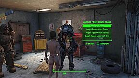 Fallout 4 armor leads to wild hentai banging