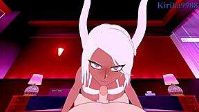 Toru and Mirko have intense sex in this POV hentai!