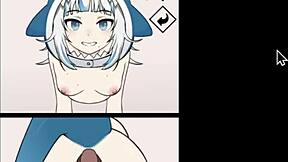 Costplayer Meets Sharkgirl in Wild Hentai Wall Action Ep 3