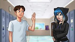 in summertime saga 85, the teacher gets her big ass fucked