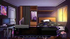 Half succubus faps to milf redhead futa cock in Futanariums Gate! 😍