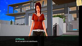 In my new family episode 265, there's erotic hentai with big tits and ass. Brunette milf in 3d.