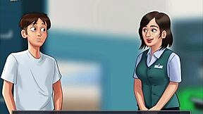 in summertime saga 85, the teacher gets her big ass fucked