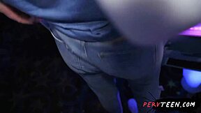 Sneaky threesome happens at parents house with pervteen 18+ and friends!