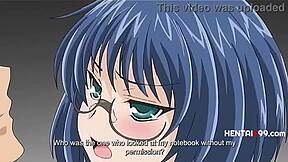 Virgin girl tricks classmate into showing his penis for drawing, ends up getting drilled in class.