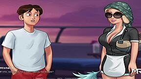 summertime saga blowjob scene with anime girl