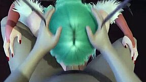 呃，一个魅魔在3D无码本子中跳上我的鸡巴！