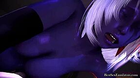 3d milf feels intense pleasure getting facial and pussy fuck