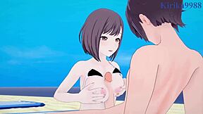Ichika Hoshino and Ena Shinonome intense sex in Project Sekai hentai