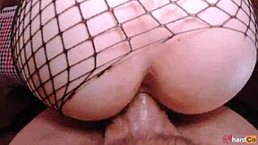 Teen 18+ gets rough doggystyle pounding and creampie!