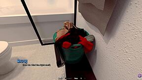 Husband caught me in wife's bathroom - 3D hentai! 😳