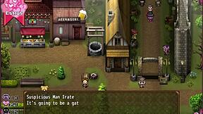 Little witch becomes nymphomaniac and releases for everyone in city - Ceres and Contract Guild - Hentai Game - Part 9