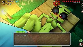 Hornycraft parody hentai game ep 42 merchant gets fucked by big futanari cock 😈