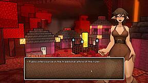 play hornycraft, creampie in public