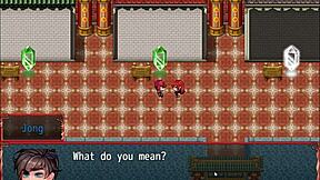 OMG, harem hentai game ep 9 is wild! Teaching a naive nun to suck cock! 😍