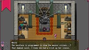 Little witch becomes nymphomaniac and releases for everyone in city - Ceres and Contract Guild - Hentai Game - Part 9