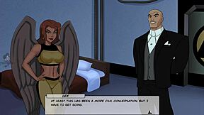 In DC Comics, the character undergoes leash training in part 104