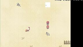 Harem in another world hentai game ep 12 with huge facial and accidental boner