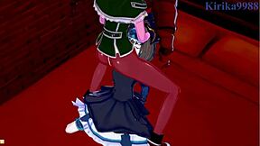 Intense futanari action with Garie and Maria?