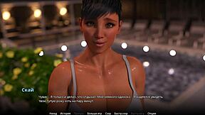 horny teen handles monster cock in steamy bathroom scene