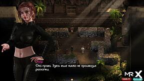 I open the door in Treasure of Nadia and see this ebony girl getting anal fucked, it's so hot!