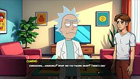 mortys sister squirts in shower