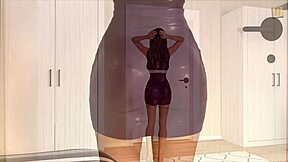 Brunette Charlene Gives Hot Lapdance Thank You.