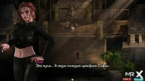 I open the door in Treasure of Nadia and see this ebony girl getting anal fucked, it's so hot!