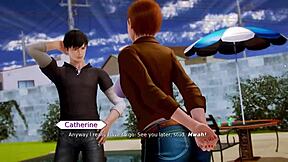 In Waifu Academy, Chatherine 18 Reveals Her Nude Scenes With Huge Curvy Boobs