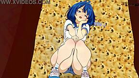 anna yanami hentai parody with wild double penetration action