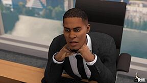 young ceo interrogates his thick jewish secretary