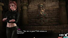 I open the door in Treasure of Nadia and see this ebony girl getting anal fucked, it's so hot!