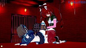 Intense futanari action with Garie and Maria?