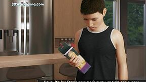 My stepmom bends over for doggystyle tension relief in 3D 😏