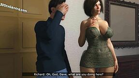 My stepmom bends over for doggystyle tension relief in 3D 😏