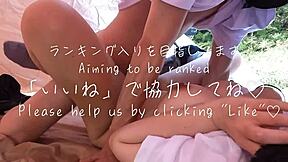 Amateur College Girl Blowjob Sex in Tent During Outdoor Camping